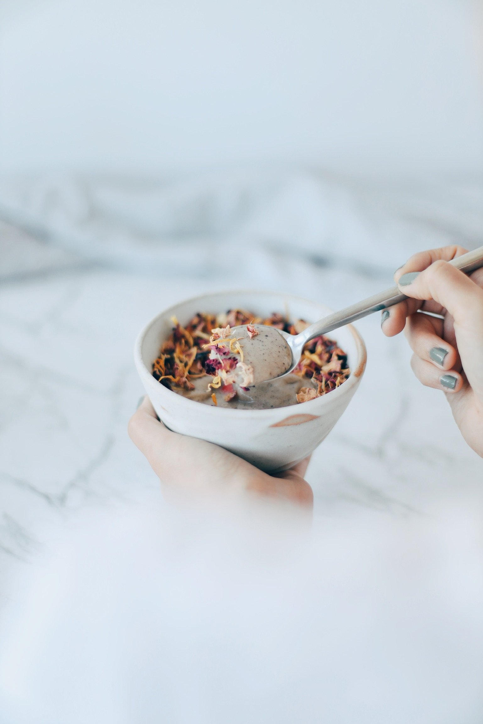 Ultimate Banana Smoothie Bowl - Ayusa Tea