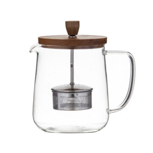 Leaf & Bean Naples Teapot with Acacia Lid & Infuser 1.2L